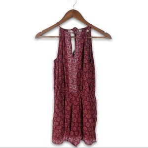 AEROPOSTALE Small Bohemian Romper Tie Back